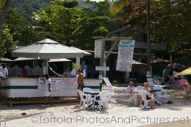 Stanley's Welcome Bar on beach at Cane Garden Bay in Tortola.jpg
