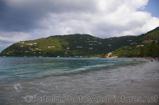 Cane Garden Bay beach in Tortola and green hills.jpg