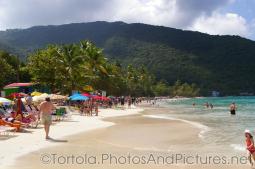 Vacationers enjoying beach and waters of Cane Garden Bay in Tortola.jpg
