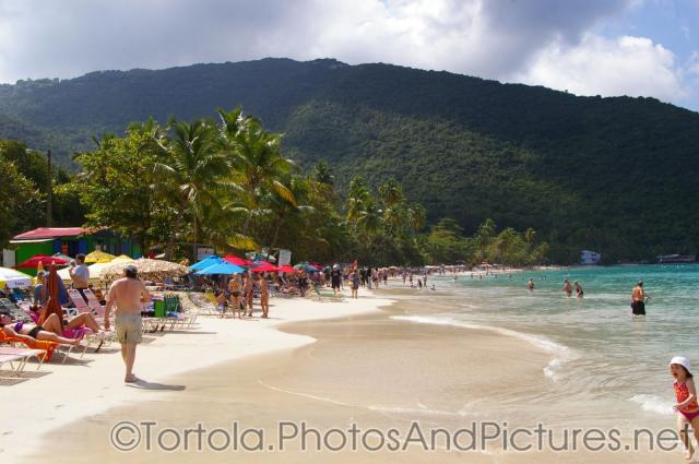 Vacationers enjoying beach and waters of Cane Garden Bay in Tortola.jpg