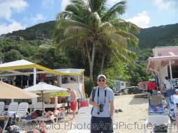 David standing at entrance to Cane Garden Bay beach in Tortola.jpg
