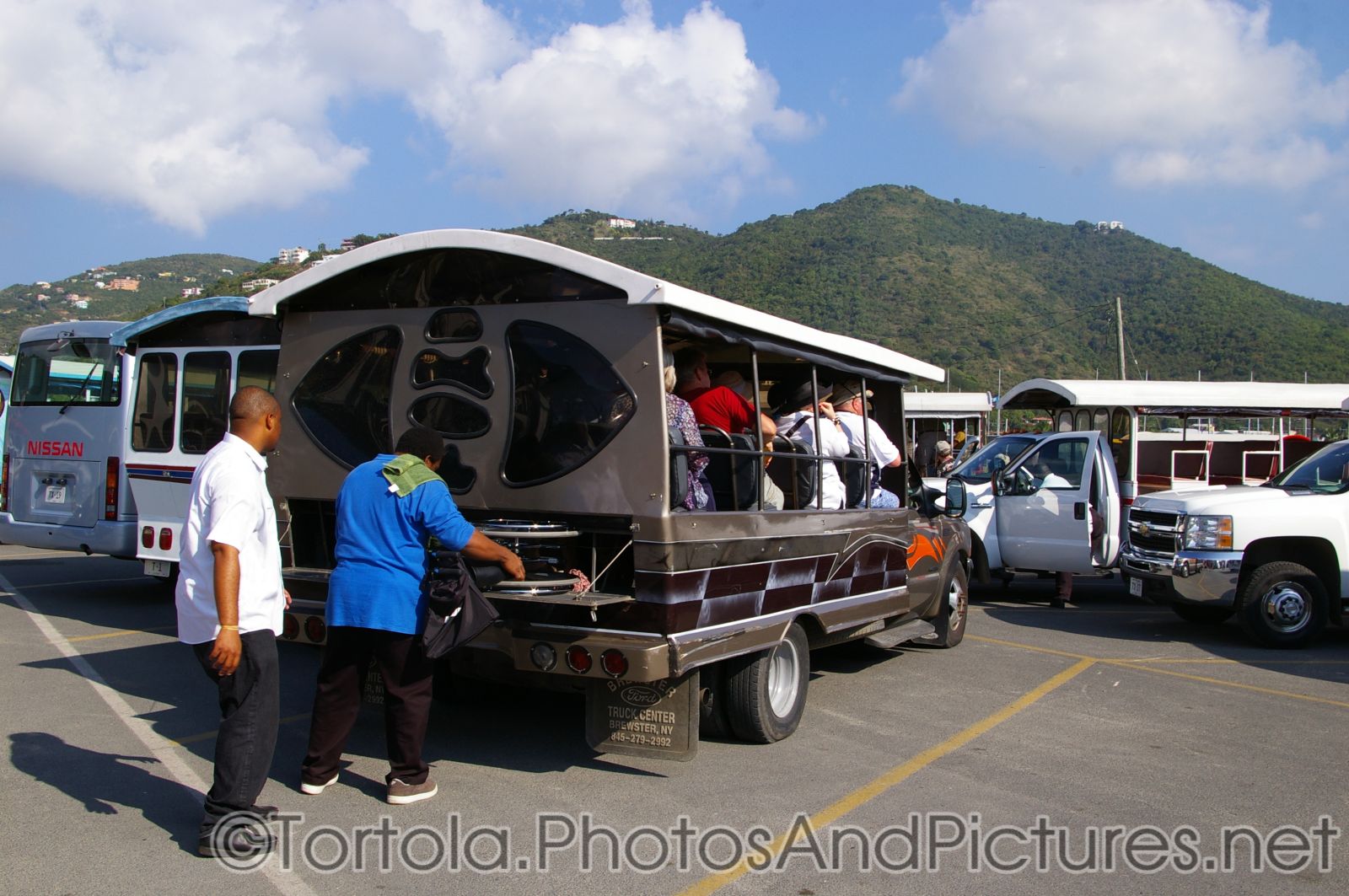 Excursion transport at Tortola Cruise Port.jpg
