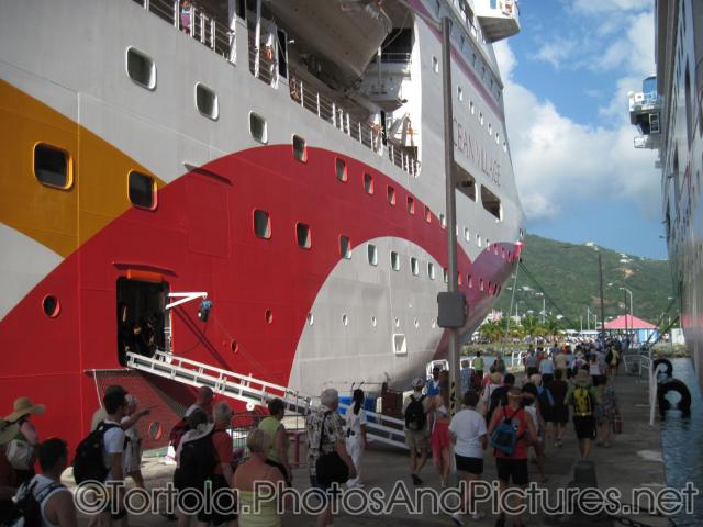 Ocean Village cruise ship docked at Tortola.jpg
