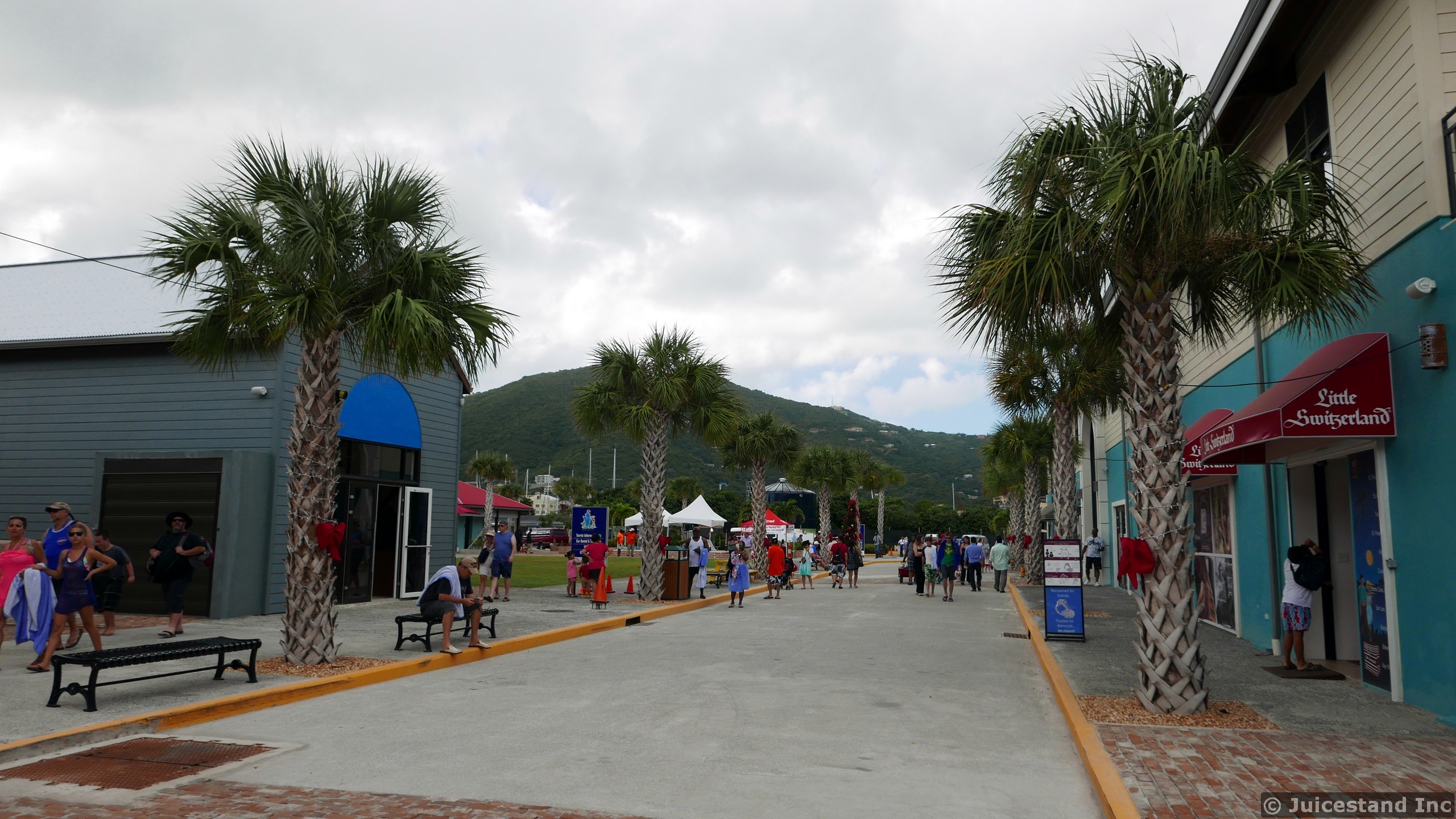 Administration Dr at Tortola Pier Park
