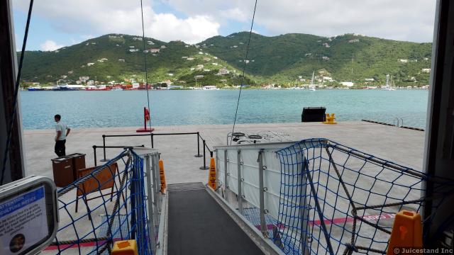 Cruise Ship Gangway to Tortola Cruise Ship Pier
