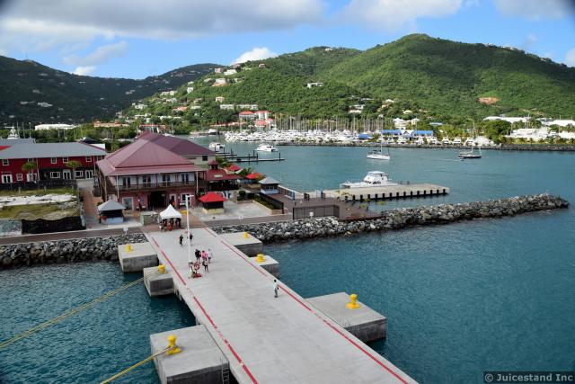 Guests Returning to Cruise Ship in Tortola
