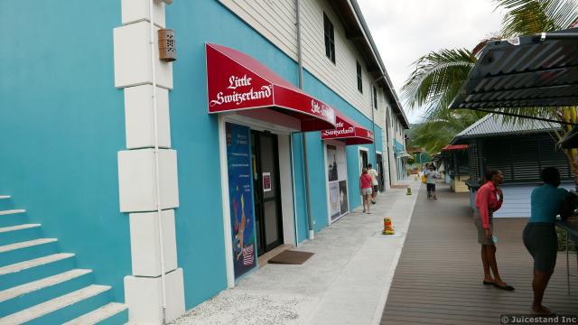 Little Switzerland Shopping Area at Tortola Cruise Terminal
