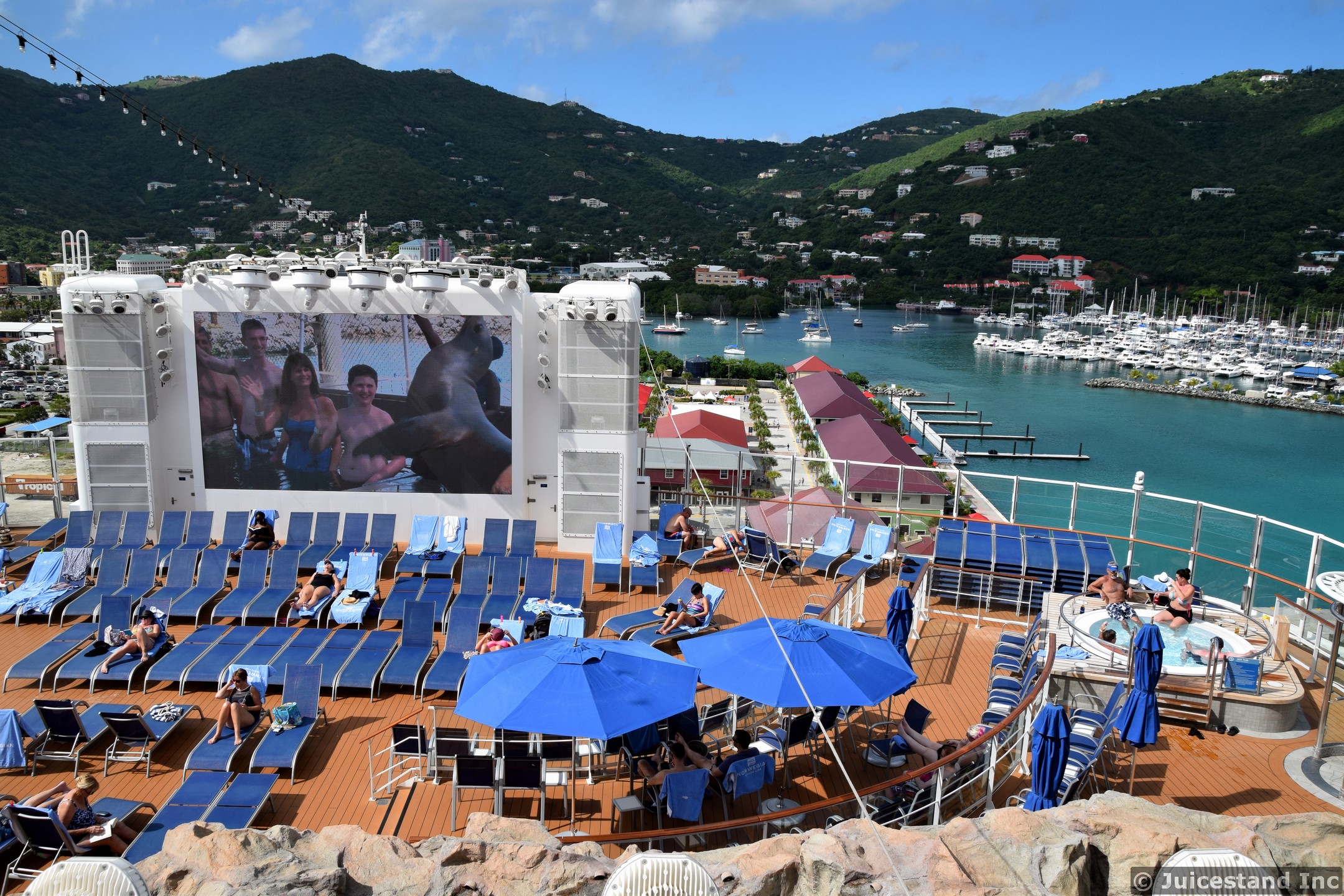 Norwegian Escape View of Tortola
