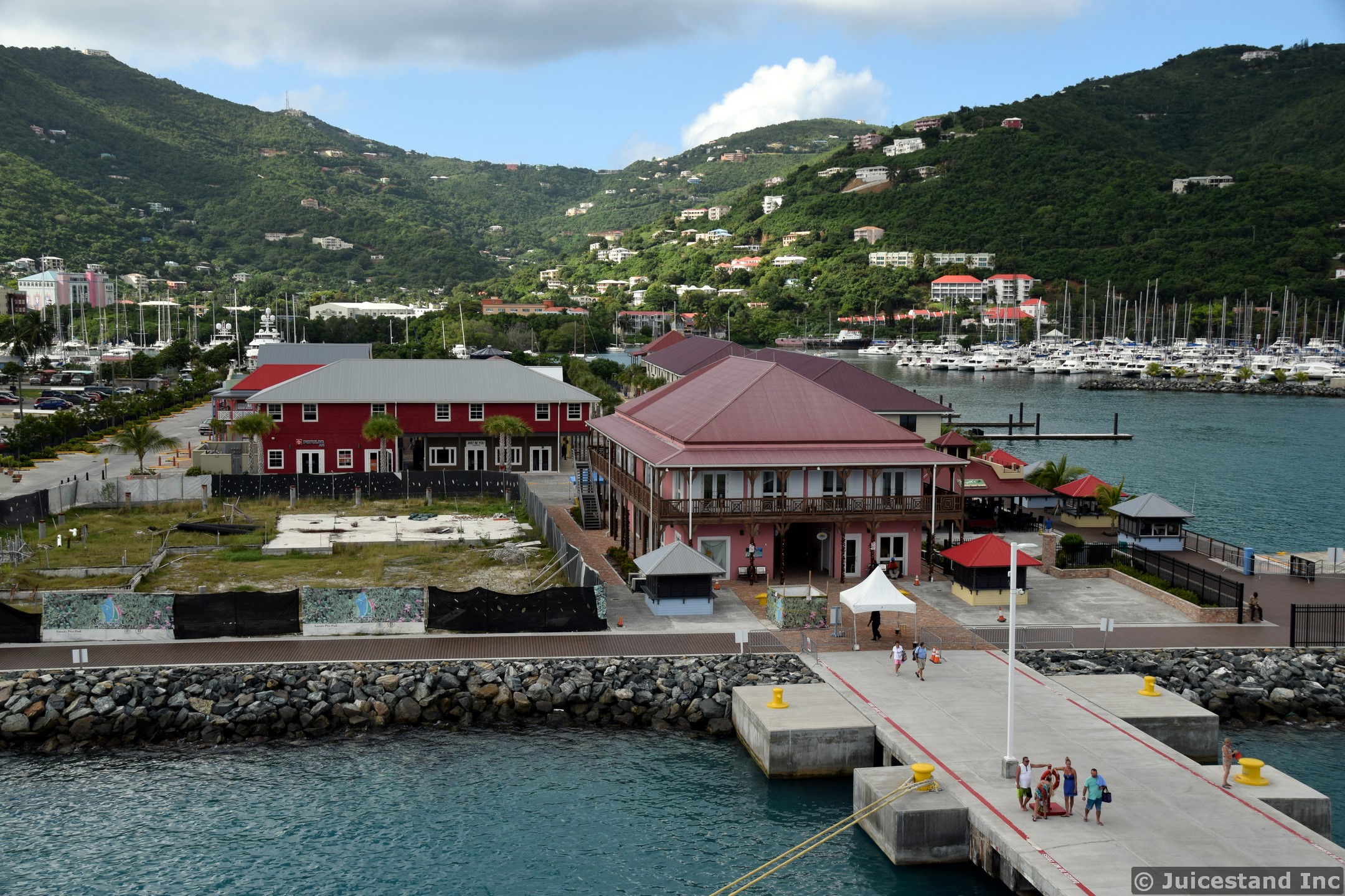 Road Town BVI cruise terminal building
