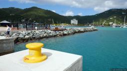 View from Tortola Cruise Ship Pier of Port Purcell
