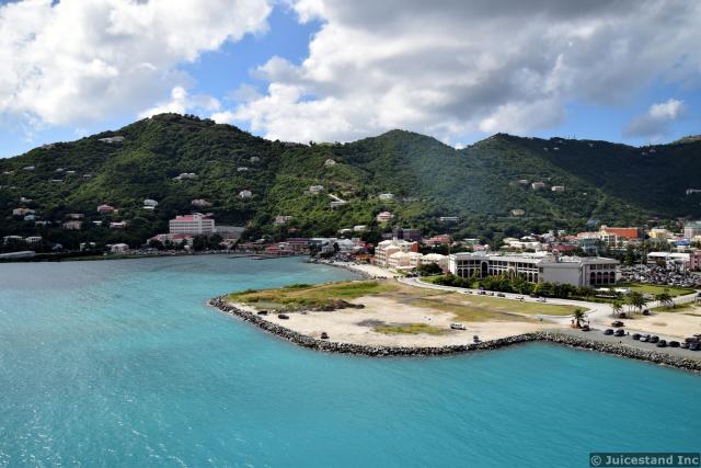 View of Road Town from Tortola Cruise Pier
