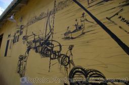 Black brush art on a wall of a house at Cane Garden Bay in Tortola.jpg