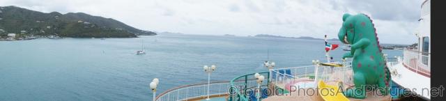 Panoramic view of Tortola harbor as viewed from Norwegian Dawn T-Rex Kid's Pool area.jpg
