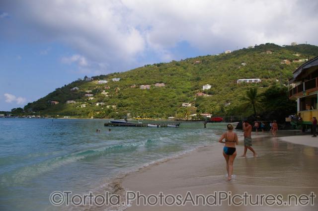 Pier at one end of Cane Garden Bay Beach in Tortola.jpg
